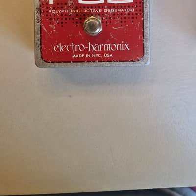 Electro-Harmonix Micro POG Polyphonic Octave Generator 2007 - Present - Red / Gray image 1