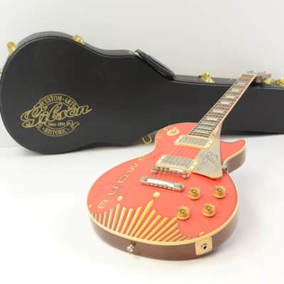 Gibson Custom Shop Les Paul Standard Electric Guitar - Budweiser w/ OHSC Signed image 2