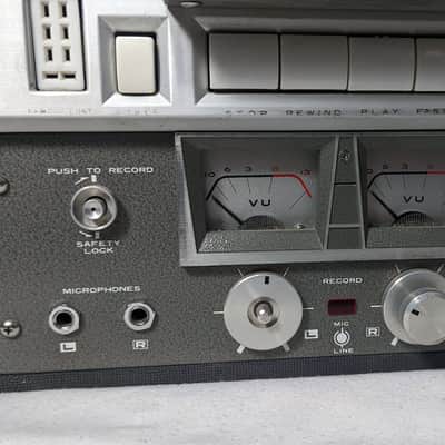 Akai X-355D -- Vintage (1966) Cross-Field 4-Track Reel to Reel Deck/Recorder image 6