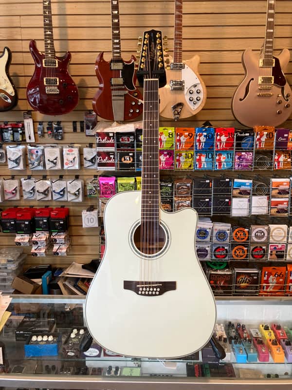 Takamine GD37-CE-12-PW - Pearl white 12 string image 1