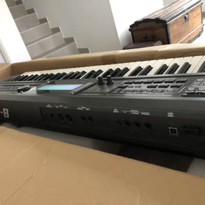 Roland GW-8L V2 61-Key Workstation Keyboard 2012 - Black image 2