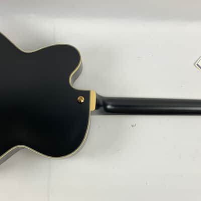 Ibanez PM3C Pat Metheny Signature Hollowbody Electric Guitar Black Low Gloss + Hardshell Case B-Stock image 17