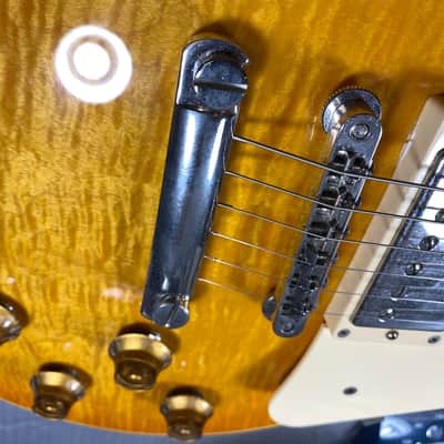 Epiphone Elitist Les Paul 2007 - Amber Burst - Hardshell Case Included image 9