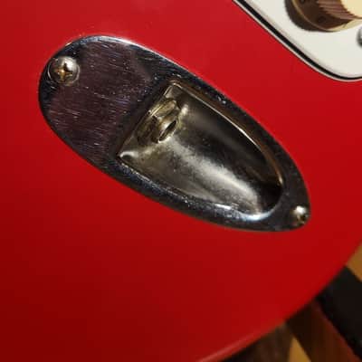 Vintage 1986 Squier MIJ Standard Stratocaster Rosewood Fretboard Torino Red w/ Fender USA OHSC image 7