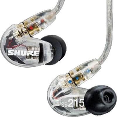 Shure SE215 Single Driver In-Ear Monitors, Clear image 7