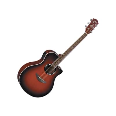 Yamaha APX500II DRB Thinline Acoustic-Electric Guitar image 1