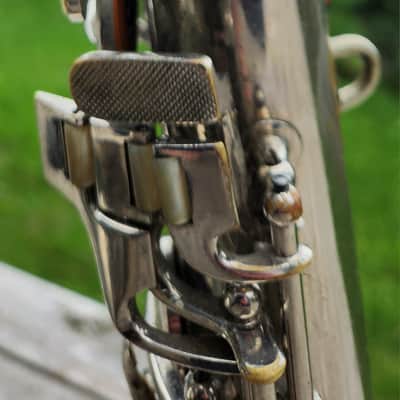 C.G. Conn Ltd. New Wonder Series II / Chu Berry Nickel Plated (L) Alto Saxophone 1926-27 Elkhart USA image 10