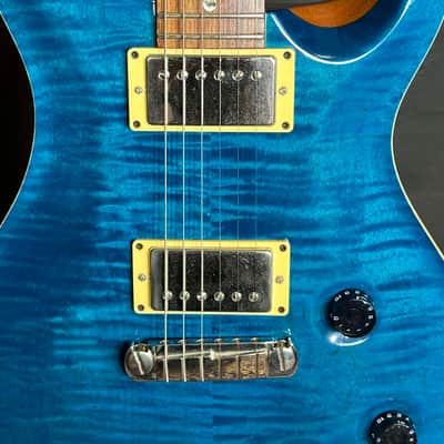 PRS 2004 Custom 22 Stoptail Sapphire Blue Made in USA Guitar + Case image 9