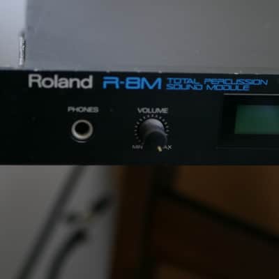 Roland R-8M Total Percussion Sound Module 1980s - Black with SN-R8-02 Jazz Brush Card, SN-R8-04 Electronic Card, SN-R8-10 Dance Card image 10