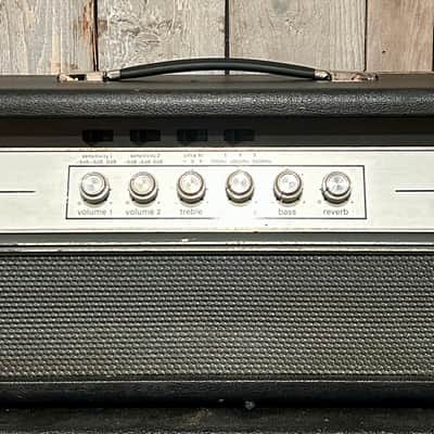 Sweet 1973 Ampeg V4 100 Watt Head & 4X12 Ampeg Cabinet Half Stack, Excellent Condition Serviced and Ready to Rock ! image 4