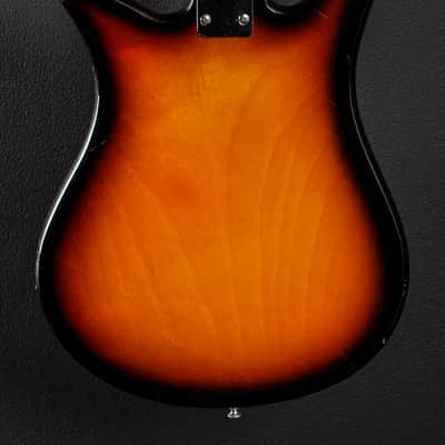 Teisco Del Rey ET-100 Tulip Late 1960's Sunburst image 4