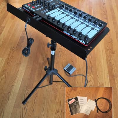 AKAI APC40 MK II, Ableton pad controller on stand,foot switch and USB extension image 4