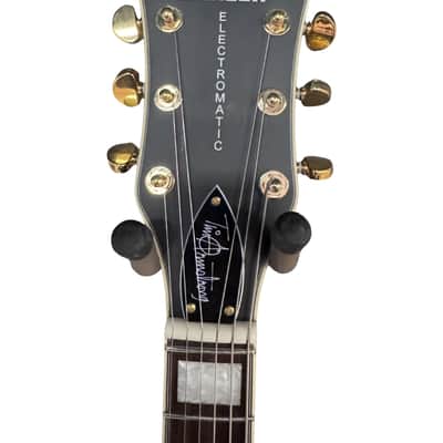Preowned Gretsch G5191 Tim Armstrong Electromatic Hollowbody Left-Handed Electric Guitar - Matte Black image 3