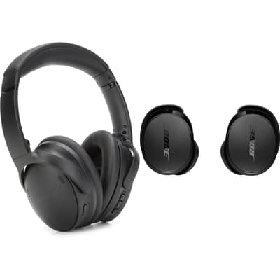 Bose QuietComfort Headphones and Noise-canceling True Wireless Earbuds - Black image 1
