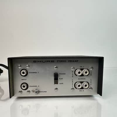 Vintage Shure Stereo Phono Preamp Model M64