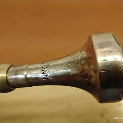 Conn DIRECTOR 1956 - lacquered brass with coprion (copper) bell tube and nickel top and bottom caps image 15