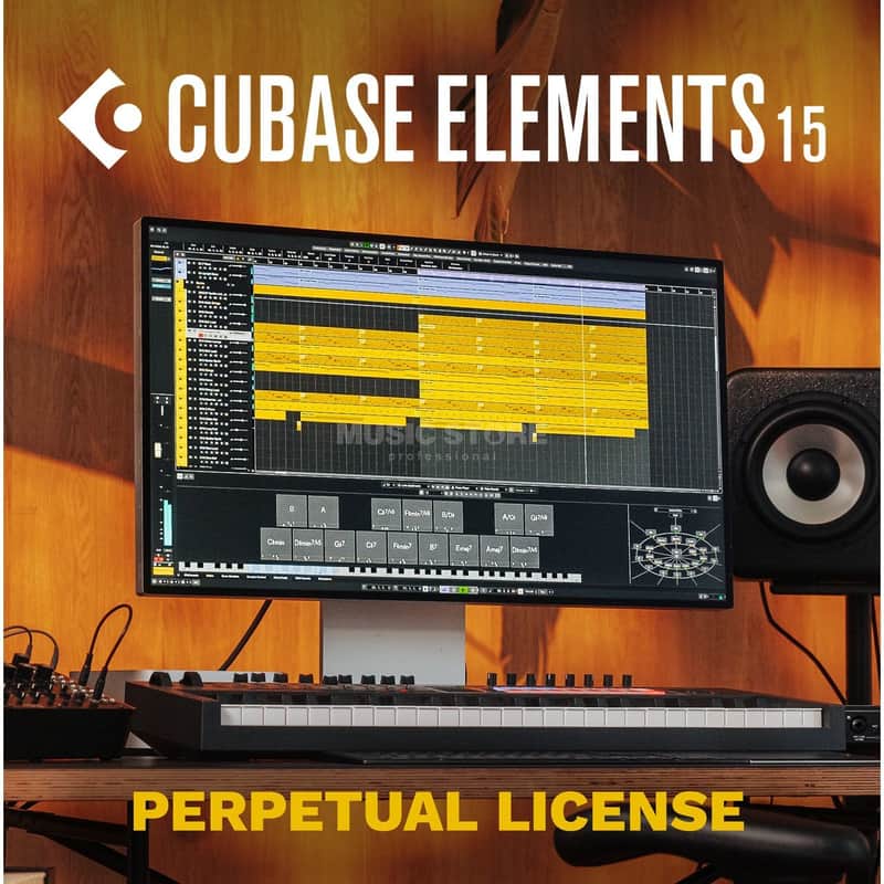 Steinberg Cubase 15 Elements - Audio/MIDI DAW Software - Mac/PC image 1
