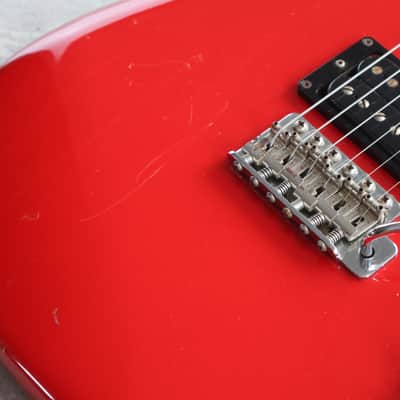 1985 Fender Squier ST-335 Contemporary Series Japan HH Stratocaster (Red) image 4