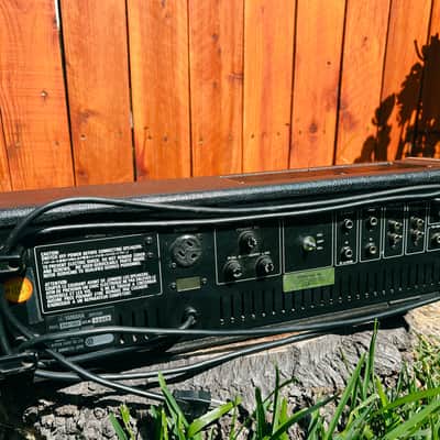 Yamaha EM-150 70s 6 Channel Mixer w Spring Reverb - Black image 8