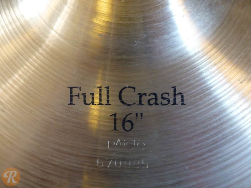 Paiste 16" Sound Formula Full Crash Cymbal 1990-1992 image 4