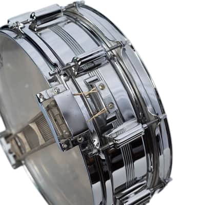 Rogers 5x14 1960s Chrome Over Brass Dynasonic with Square Case image 5