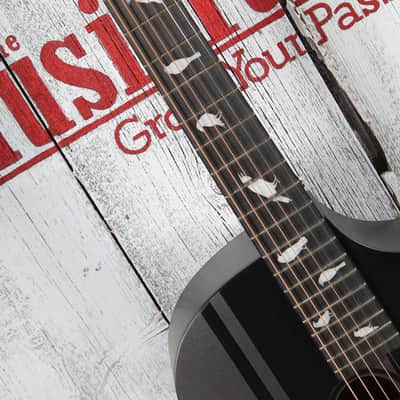Schecter DJ Ashba Acoustic Electric Guitar Solid Spruce Top Carbon Grey Finish image 13
