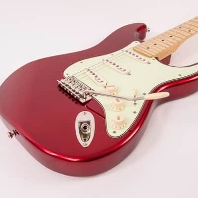 Vintage V6JVCAR Candy Apple Red John Verity Signature Electric Guitar image 7