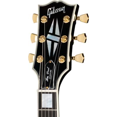 Gibson Les Paul Custom 70s Electric Guitar - Buttercream Top image 5
