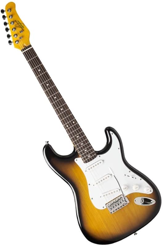 Oscar Schmidt OS-30-TS Double Cutaway 3/4 Size Mahogany Neck S-Type 6-String Electric Guitar image 1