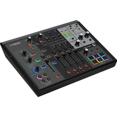 Yamaha AG08 (Black) | 8-Channel Live Streaming Mixer with DSP, USB Interface & Sound Pads image 5