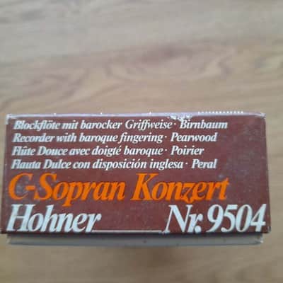 Hohner BLOCKFLOTE C - SOPRAN KONZERT RECORDER 1970s image 2
