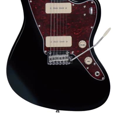 Tagima TW61 BK-DF/TT Offset Electric Guitar w/P90s, Black - B stock - Jazz Mastr image 3