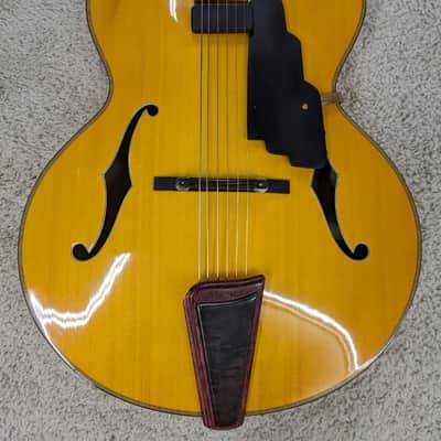 Very nice Carved Top 16" Archtop Acoustic/Electric Spruce & Maple Guitar + Case image 8