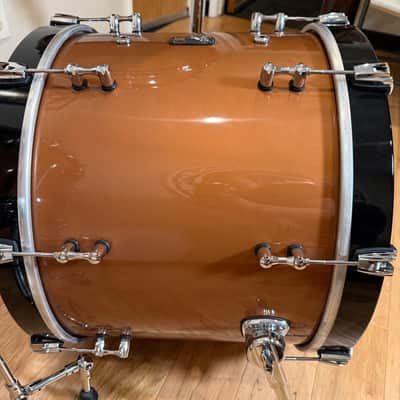 ~RARE!~ Mapex Black Panther Design Lab 3-Piece 12/14/20 Versatus Drum Kit Set in Transparent Copper Lacquer (Rm4) image 6