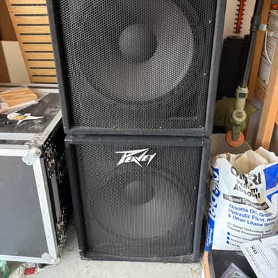 Pair of Peavey PV 118 18" Subwoofer 2010s - Black image 1
