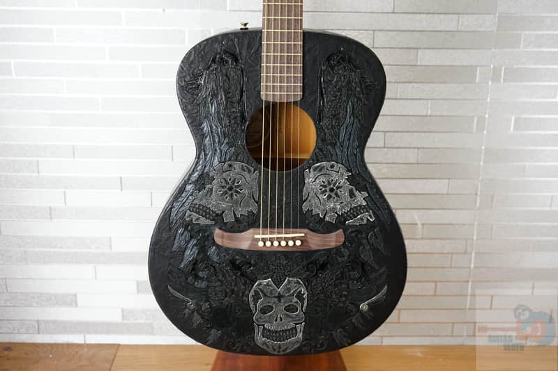 Fender Kangaroo and Alligator Leather Triple O Custom Shop Acoustic Guitar 2014 - Tony Murga Boots image 1