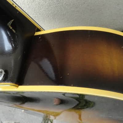 Extremely Rare Vintage Minty 1948 Gibson National Aristocrat 1110  Arch Top Jazz Guitar Video image 9