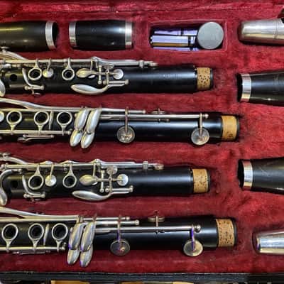 Boosey and Hawkes Imperial 926 Clarinet Bb and A Pair c1944 - Ebony image 8