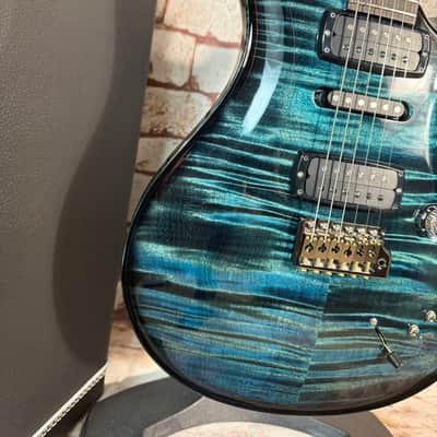 PRS Modern Eagle V Wood Library - Cocobolo FB Black SMoked HW - 10 Top image 3