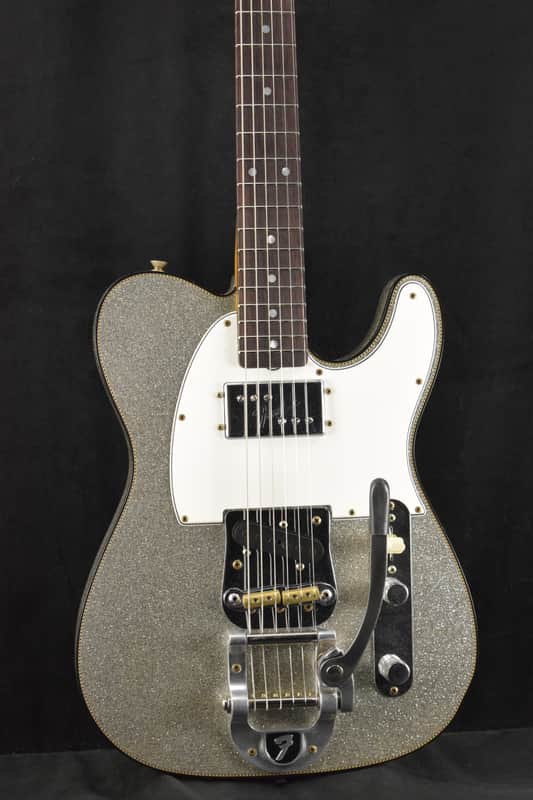 Mint Fender Limited Edition CuNiFe Telecaster Custom Journeyman Relic Aged Silver Sparkle 3A Rosewood Fingerboard image 1