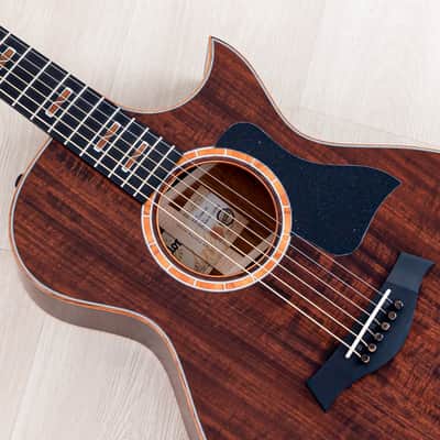 2022 Taylor Custom Grand Concert 12-Fret Flamed Tasmanian Blackwood w/ Florentine Cutaway image 8