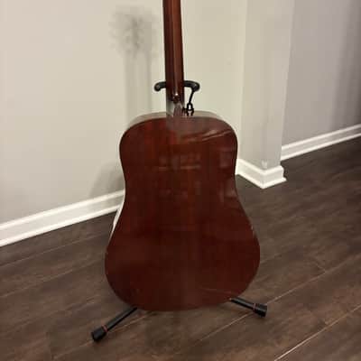 Martin / Gibson clone Lyle W420 Vintage 1970s MIJ Acoustic Guitar - Fresh Setup - Matsumoku image 6