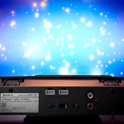 SONY CDP-7F 🌈RaRe🌈 Vintage CD/CDR Deck S-Connector Cable image 8