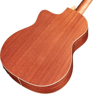 Cordoba C4-CE Nylon-String Acoustic-Electric Guitar, Mahogany, Edge Burst image 4