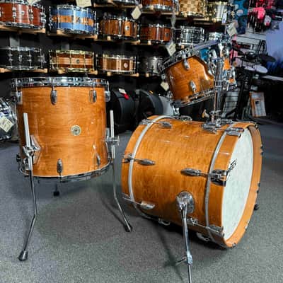 ~WOW!~ Gretsch USA Custom 3-Piece 12/14/18 Bop Drum Kit Set in Classic Maple Gloss Lacquer image 5