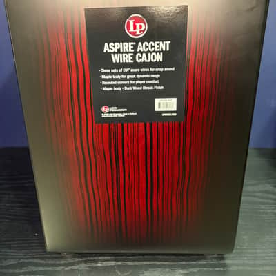 Latin Percussion LPA1332-DWS Aspire Accents Cajon 2010s - Dark Wood Streak image 4