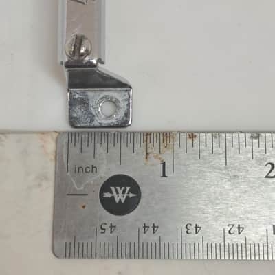 Ludwig W.F.L. Snare Drum Butt Plate Vtg 50's P32- Drum Part- Chrome Plated image 6