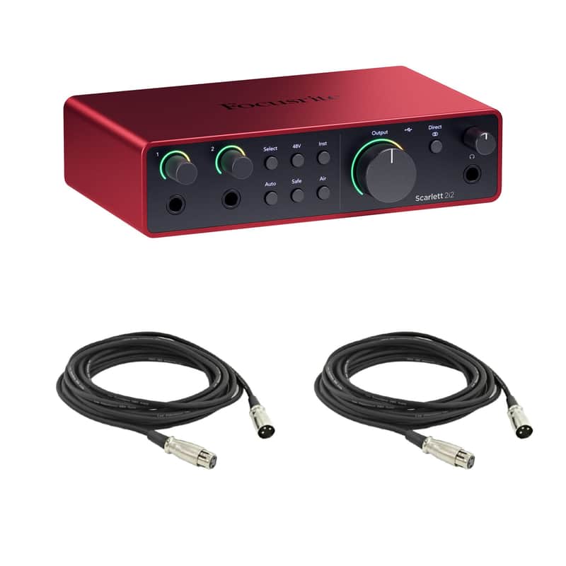 Focusrite Scarlett 2i2 4th Gen USB Audio Interface | Reverb