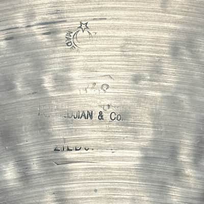 Zildjian 18" Paper Thin Crash 1959-1966, intermediate stamp - B20 bronze image 3