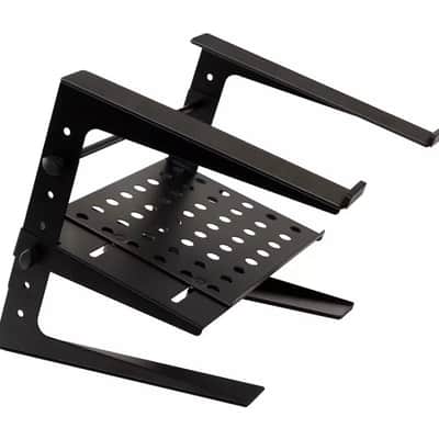 Ultimate Support JS-LPT200 JamStands Double-Tier Laptop/DJ Stand 2010s - Black image 2